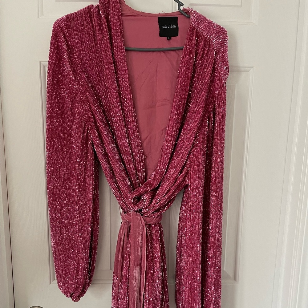 Retrofete Gabrielle dress in pink
